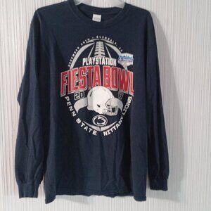 2017 Penn State PlayStation Fiesta Bowl Blue Long Sleeve T-shirt by Gildan